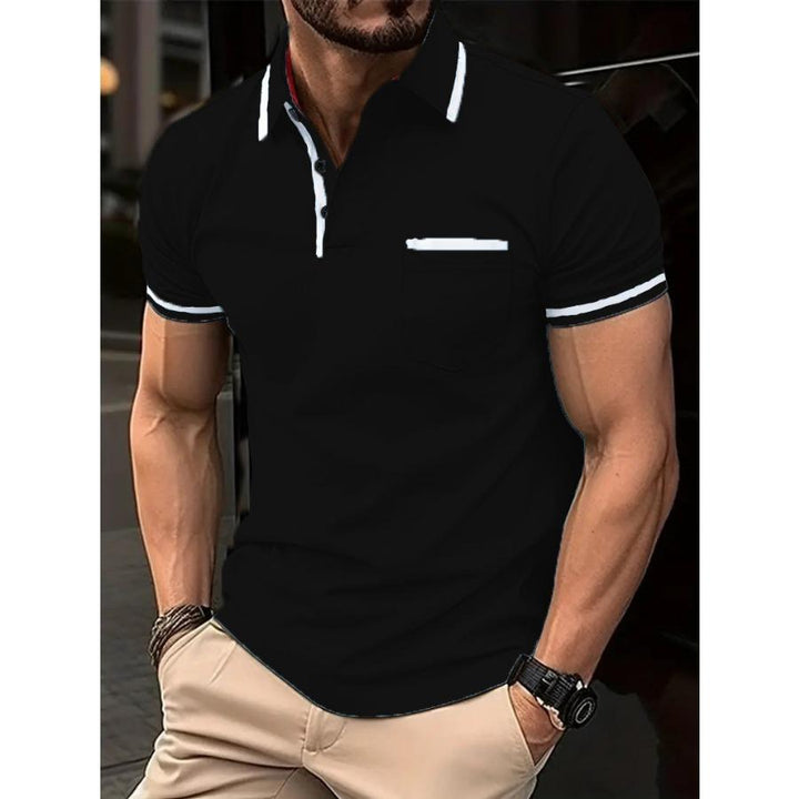 Maison | Timeless Slim Fit with Contrast Trims  Polo Shirt 3