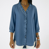 Isabella | Comfortable And Flowy Ruffle Women Blouse