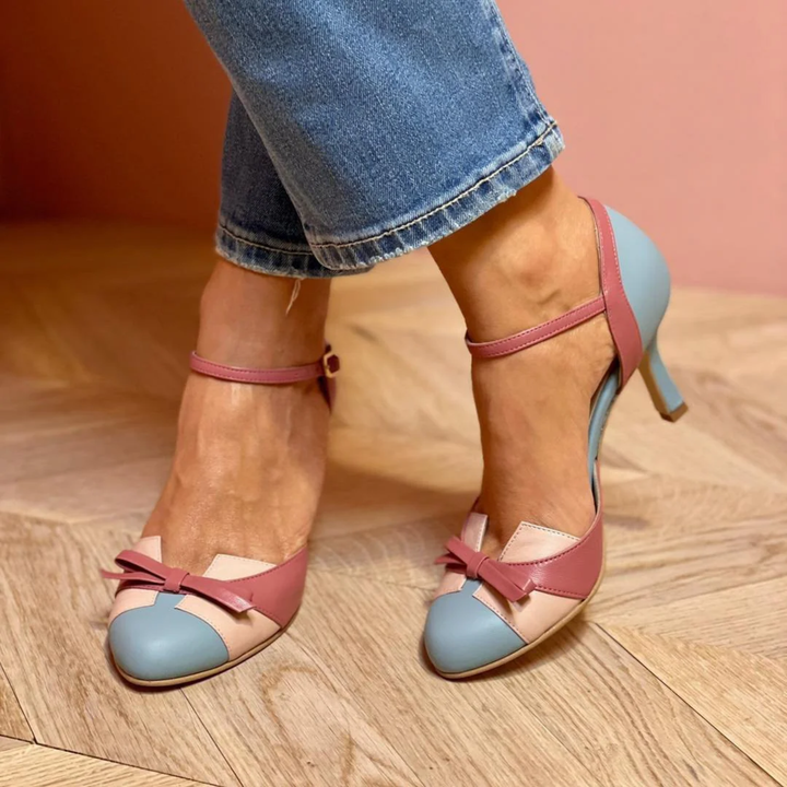 Mara | Comfortable, Vintage-Inspired Orthopedic Sandals for Women with Bow Detail 0