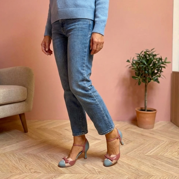 Mara | Comfortable, Vintage-Inspired Orthopedic Sandals for Women with Bow Detail 1