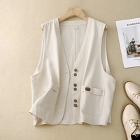 Victoria | Casual And Versatile Button Front Utility Vest