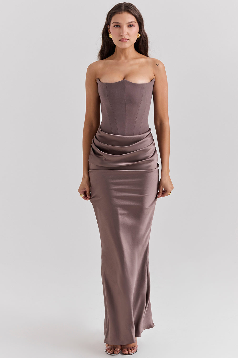 Marina | Elegant strapless corset dress 10