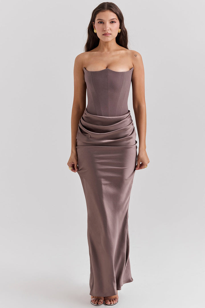 Marina | Elegant strapless corset dress 10