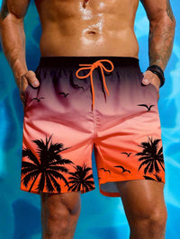 Liam | Pantaloncini da bagno paradiso con stampa tropicale