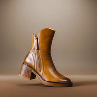 Sophia | Comfortable And Stylish Leather Ankle Boots