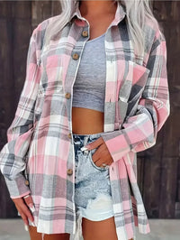 Layla | Cozy and Casual Oversized Plaid Flannel Shirt