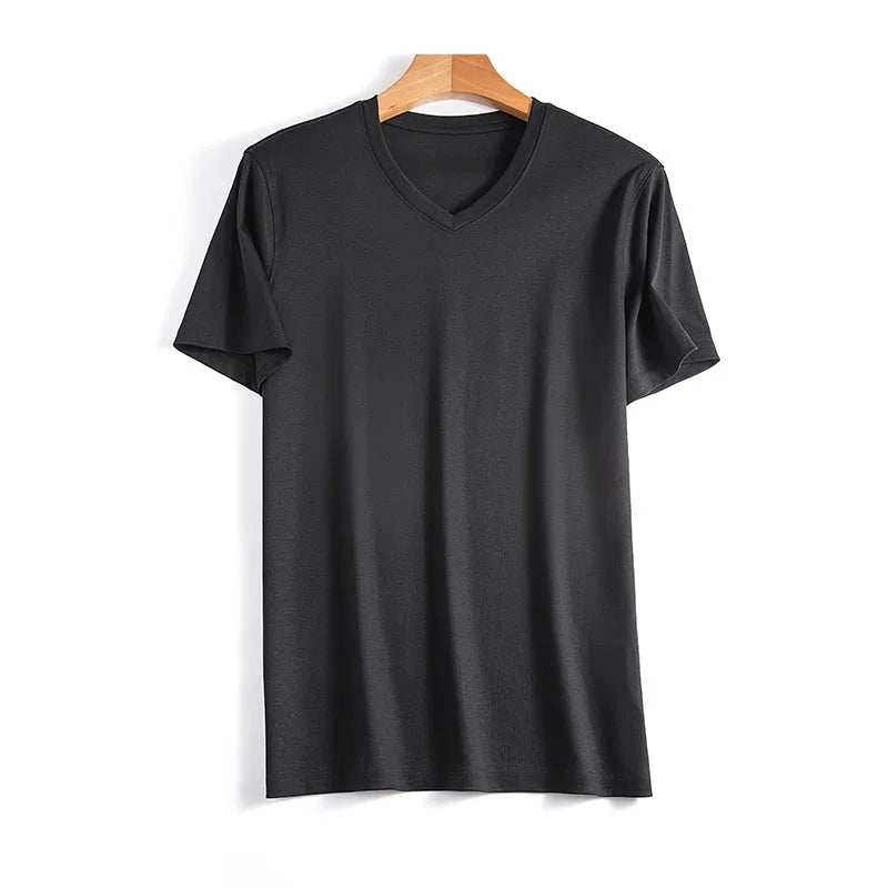 Michael | Silk half sleeve T-shirt 14