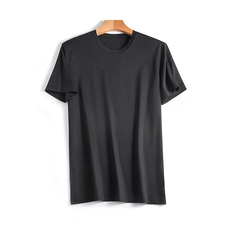 Michael | Silk half sleeve T-shirt 17