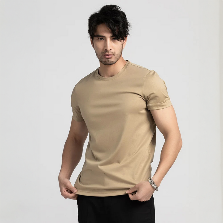Michael | Silk half sleeve T-shirt 3
