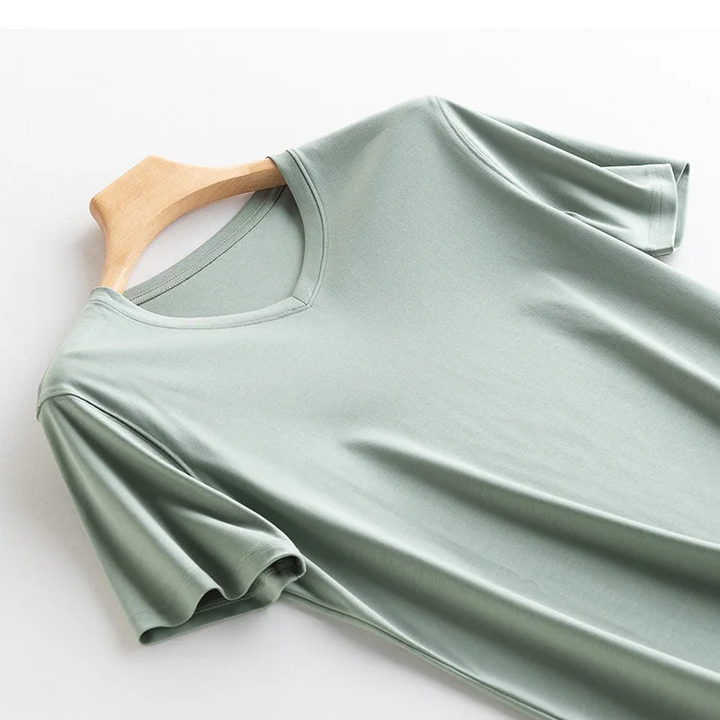 Michael | Silk half sleeve T-shirt 4