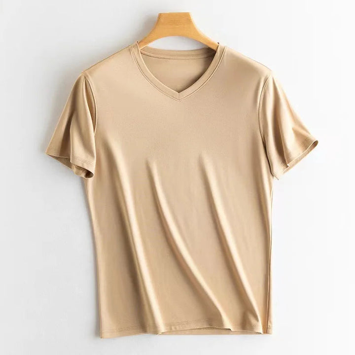 Michael | Silk half sleeve T-shirt 9