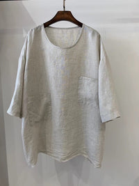 Sophia | Comfortable and Relaxed Linen Women's Tunic Tops