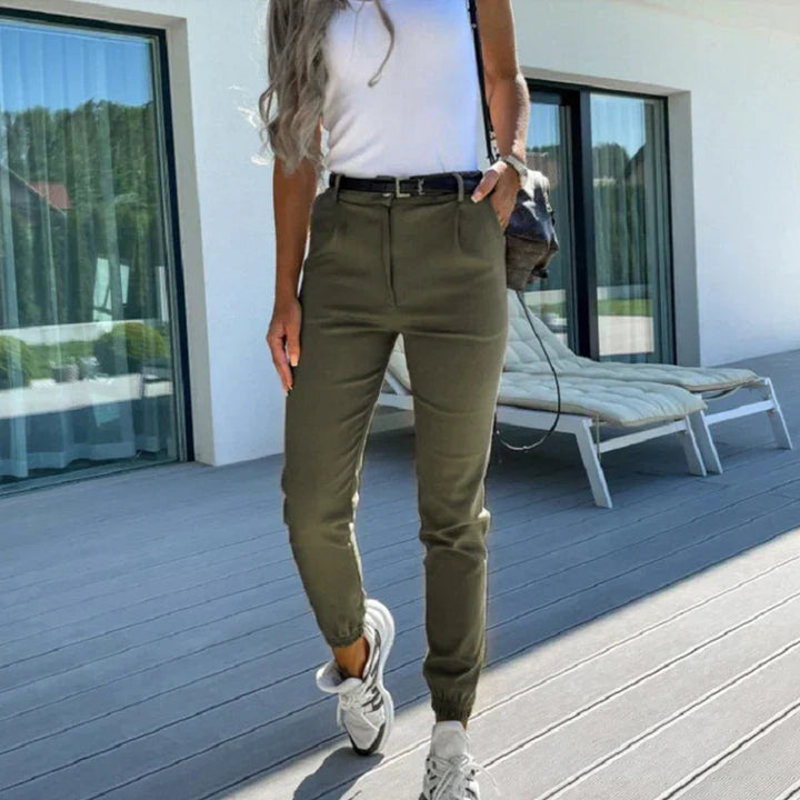 Mila | Women's Trousers Black Pants Flex Fit Elegant Style 4