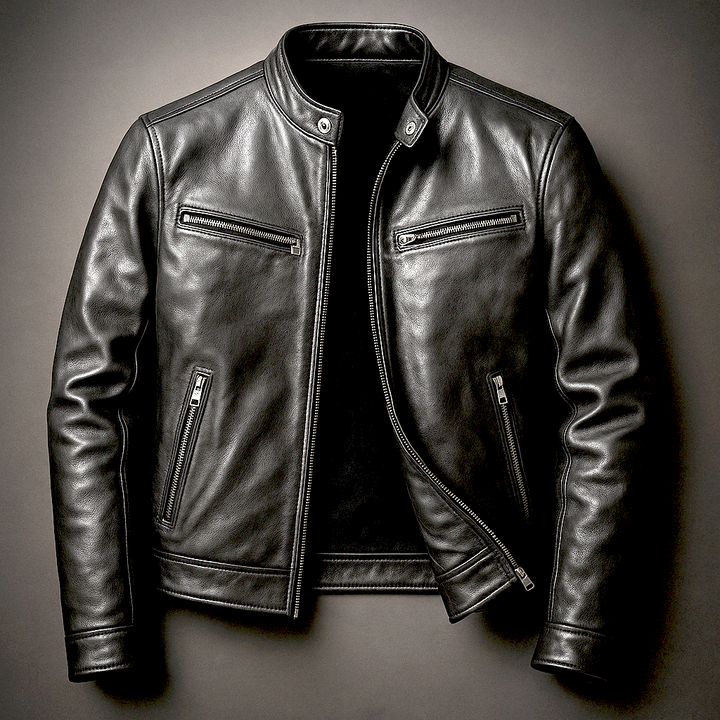 Milan | Timeless and robust vintage leather jacket 2