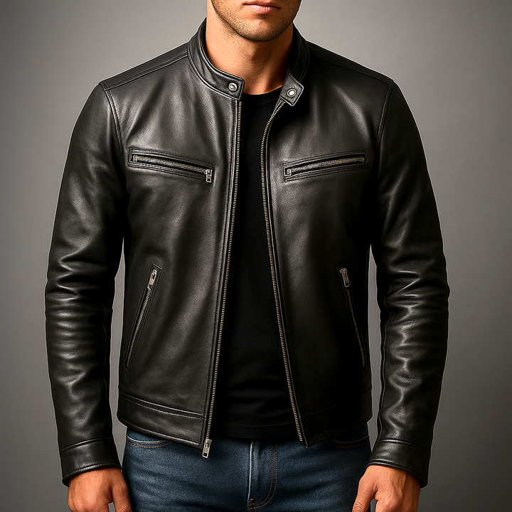 Milan | Timeless and robust vintage leather jacket 6