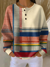 Elowen | Plush Double Knit Waffle Winter Sweater