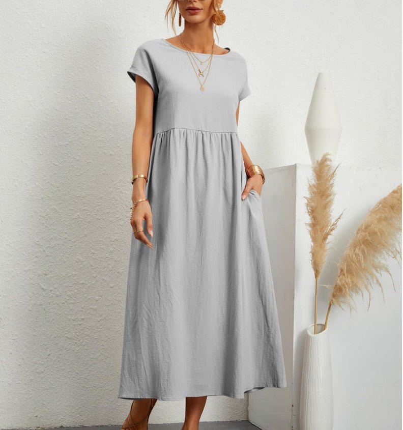 Monika | Elegant and Breathable Summer Maxi Dress 1