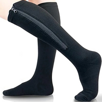Lila | Zippered Compression Socks