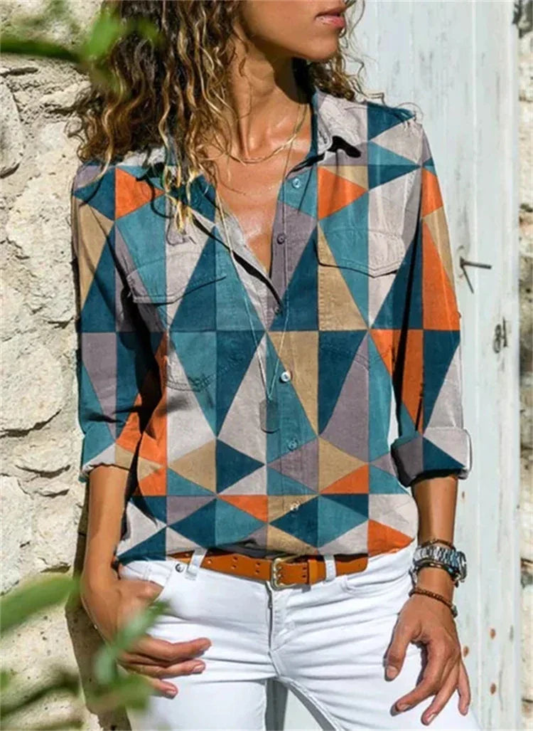 Natasha | Elegant Design Long Sleeve Blouse 7