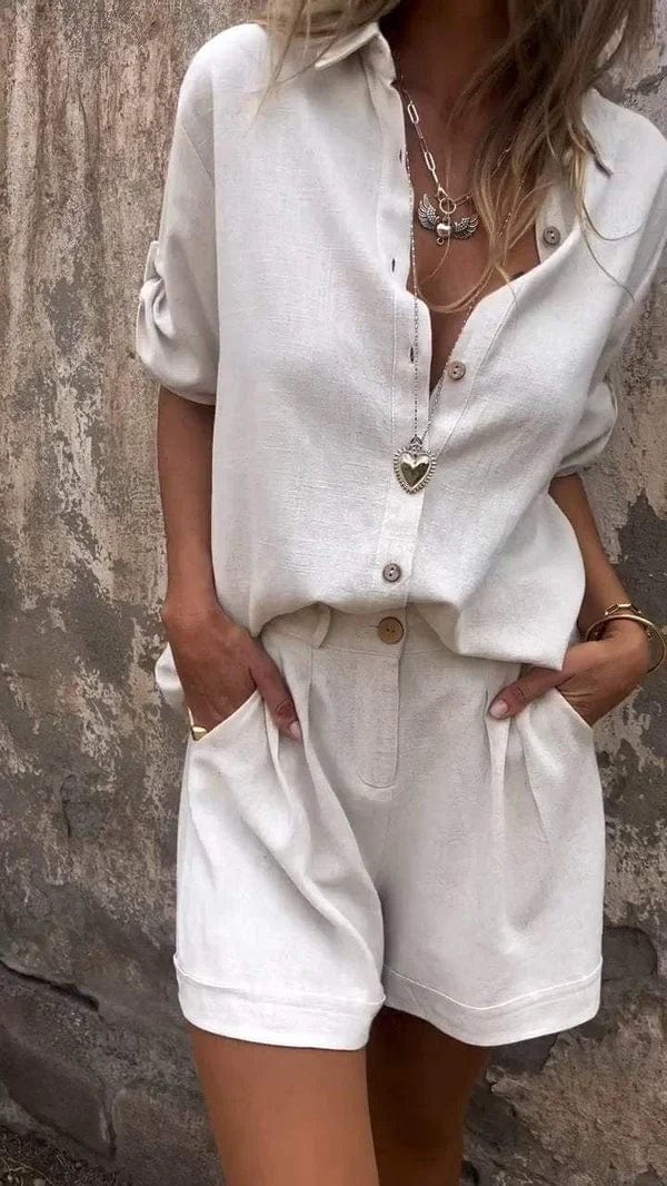 Noa | Two-Piece Linen Blend Set 1