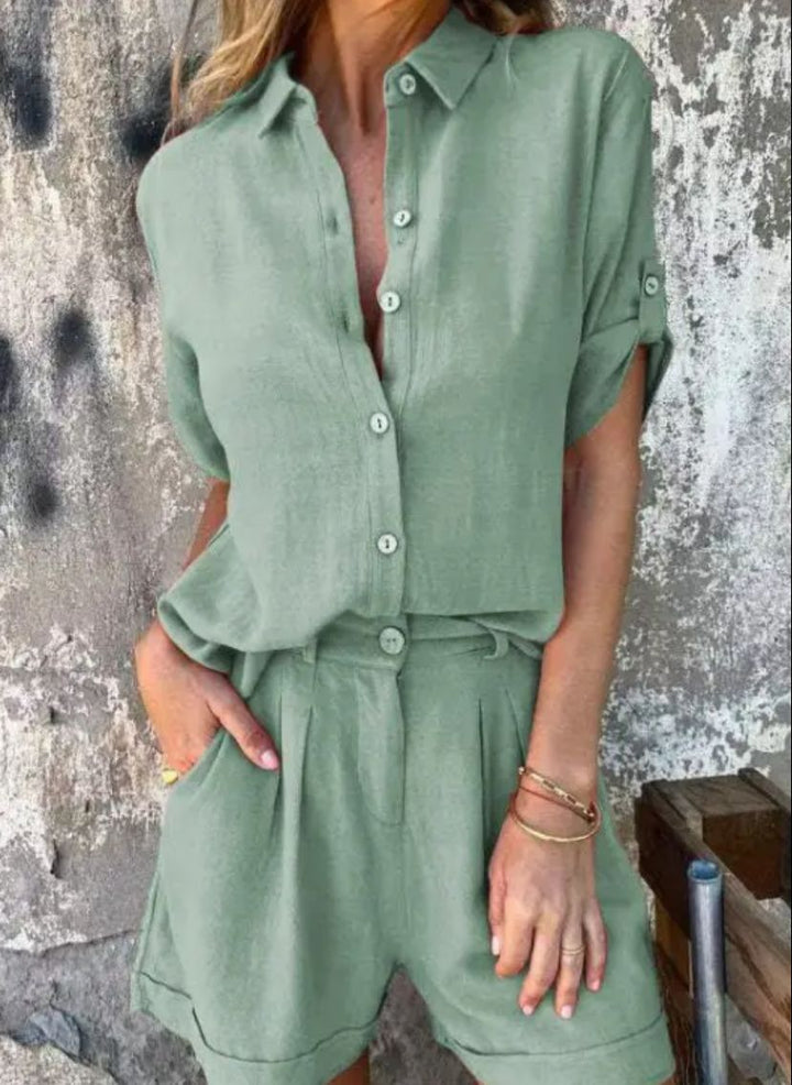 Noa | Two-Piece Linen Blend Set 2