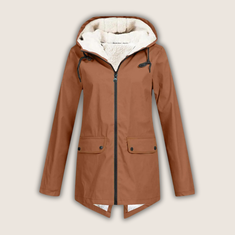 Nora | Comfortable and Waterproof Winter Rain Jacket 7