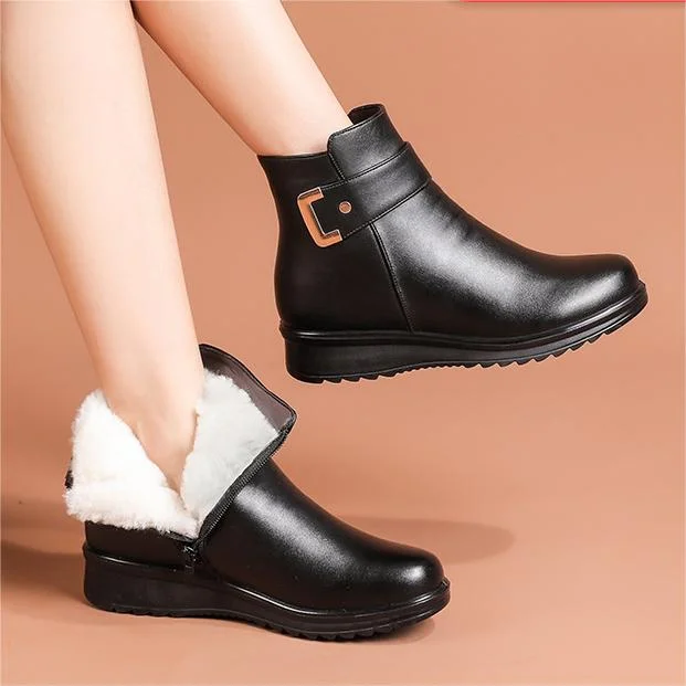 Nora | Orthopedic boots made of genuine leather 3