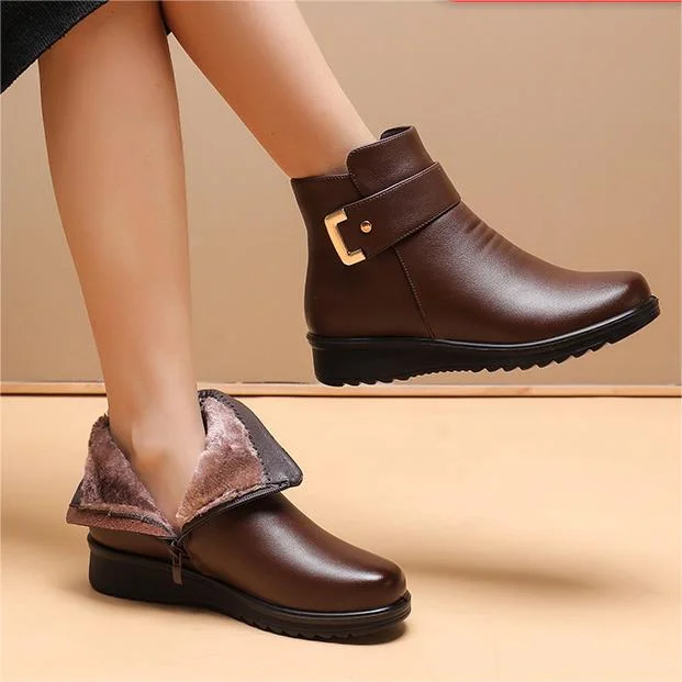 Nora | Orthopedic boots made of genuine leather 6
