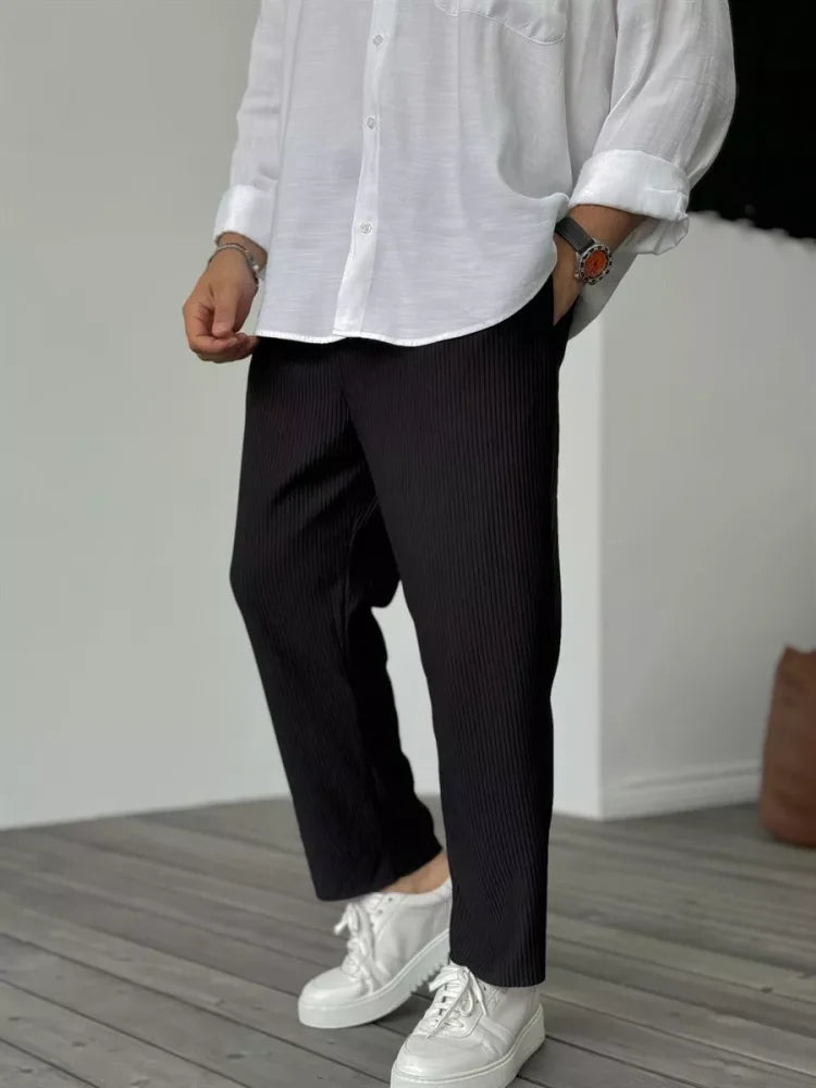 Oliver | Elegant and Comfortable Luxe Trousers 8