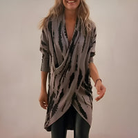 Celeste | Chic And Artistic Draped V-Neck Tunic