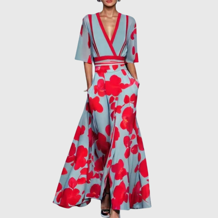 Olivia | Stylish and Airy Floral Spring Dress For Woman 0