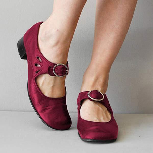 Olivia | Timeless Leather Sandals with Buckle 9