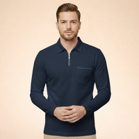 Matthew | Classic Long Sleeve Polo Shirt