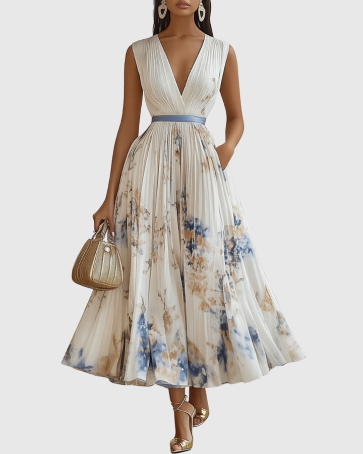 Ravella | Floral Maxi Dress Long Sleeve Elegant Soft Fit 1