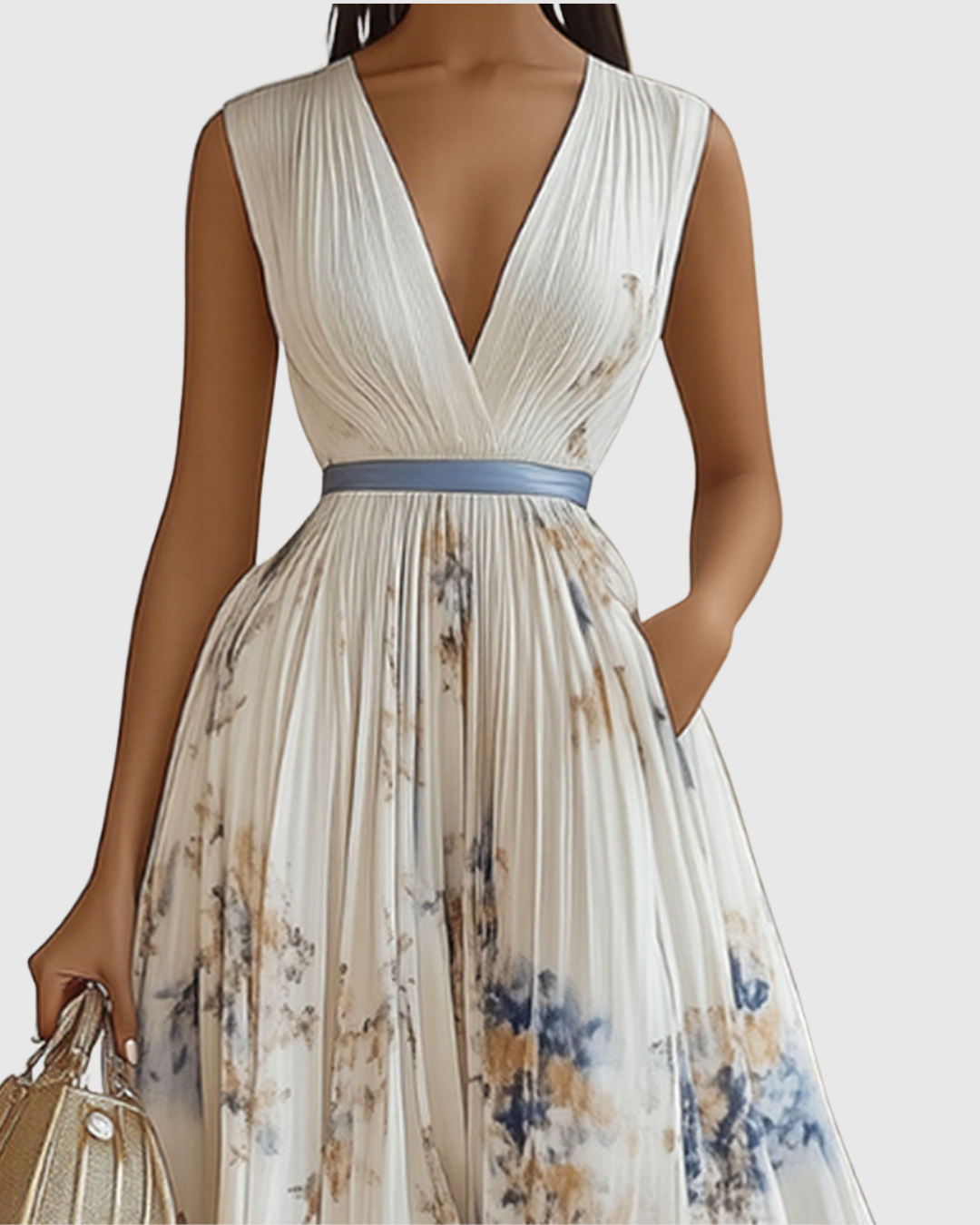 Ravella | Floral Maxi Dress Long Sleeve Elegant Soft Fit 2