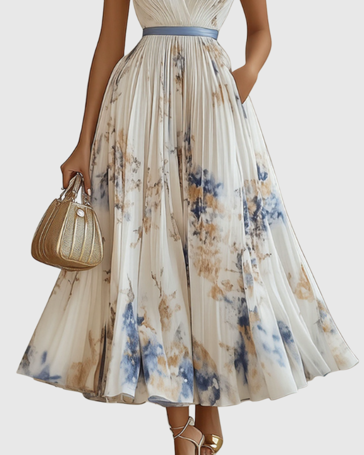 Ravella | Floral Maxi Dress Long Sleeve Elegant Soft Fit 3