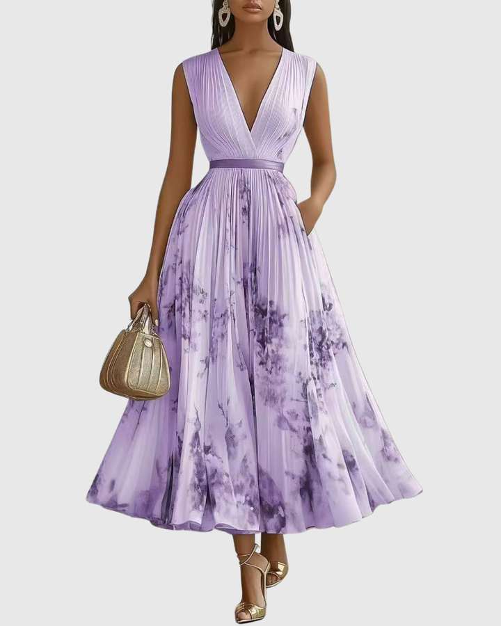 Ravella | Floral Maxi Dress Long Sleeve Elegant Soft Fit 9