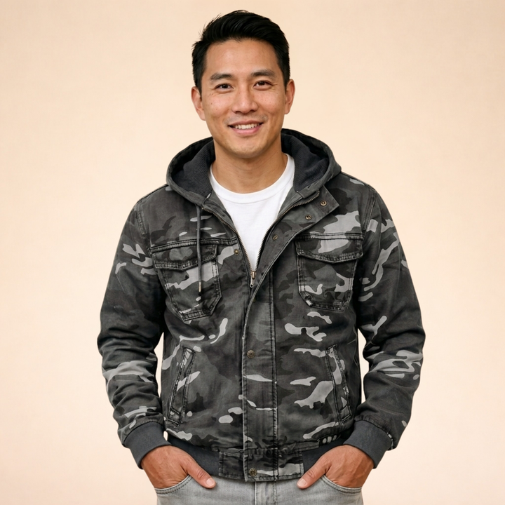 Ravento | Men’s Urban Camouflage Cargo Jacket 2