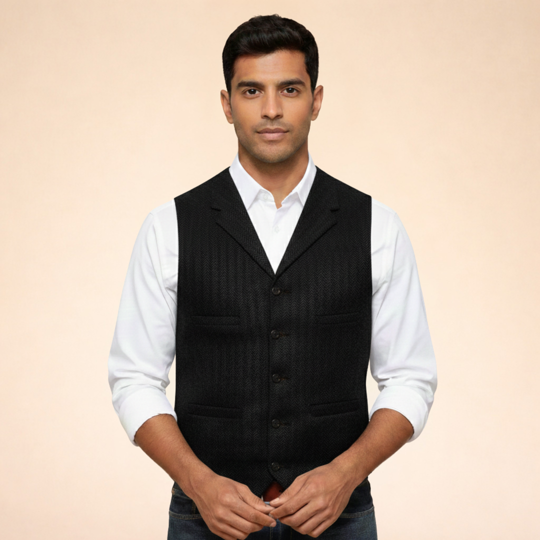 Riven | Men’s Vest – Elegant, Versatile &amp; Comfortable 4