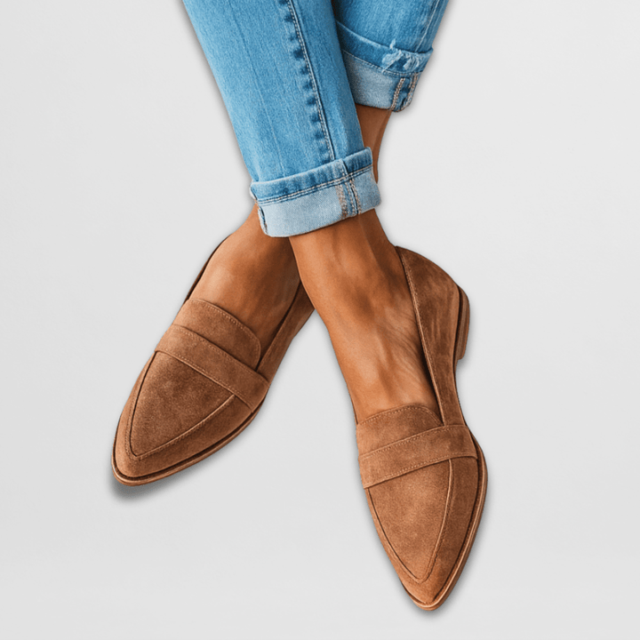 Rose | Supportive And Comfortable Suede Orthopedic Loafers 0