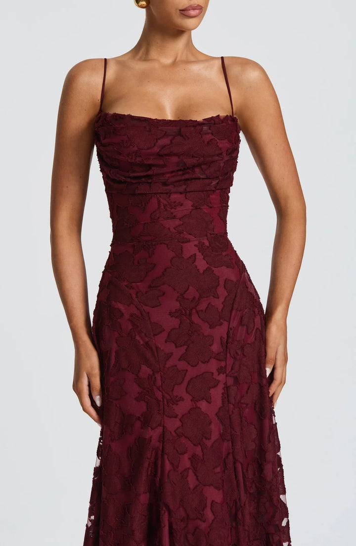 Ruby | Beautiful Wedding Guest Dress For Floral Evening Elegance 4