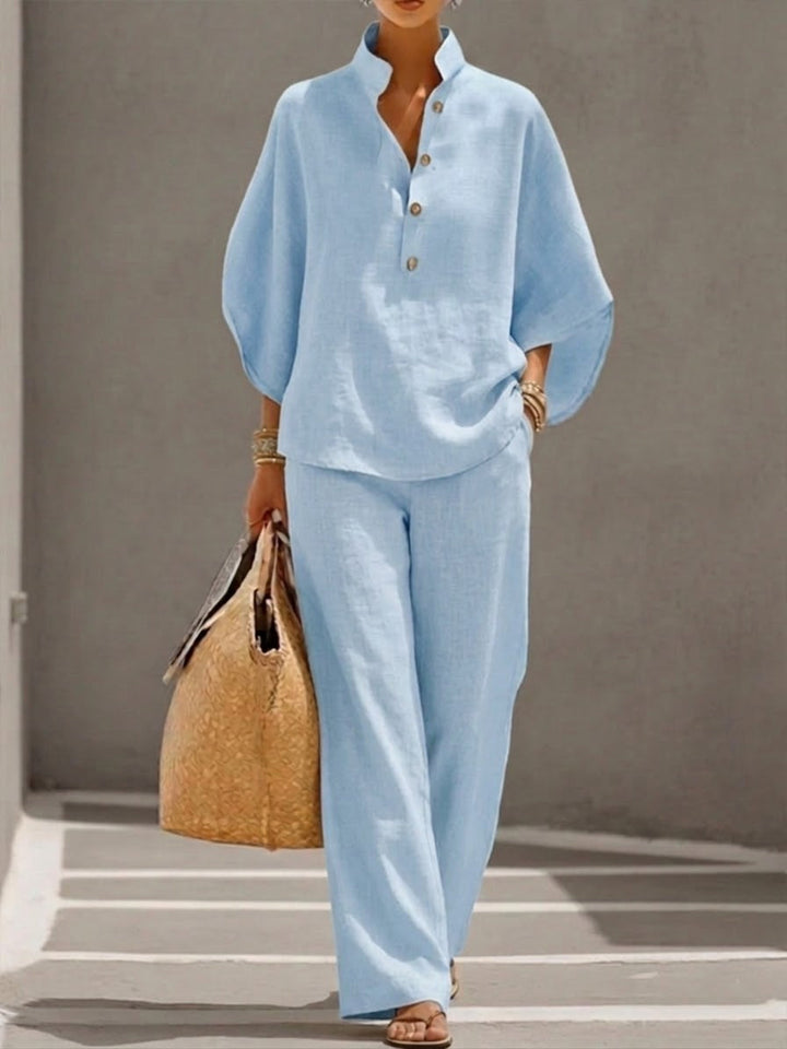 Sabine | Classic and Comfortable Two-Piece Summer Set 1
