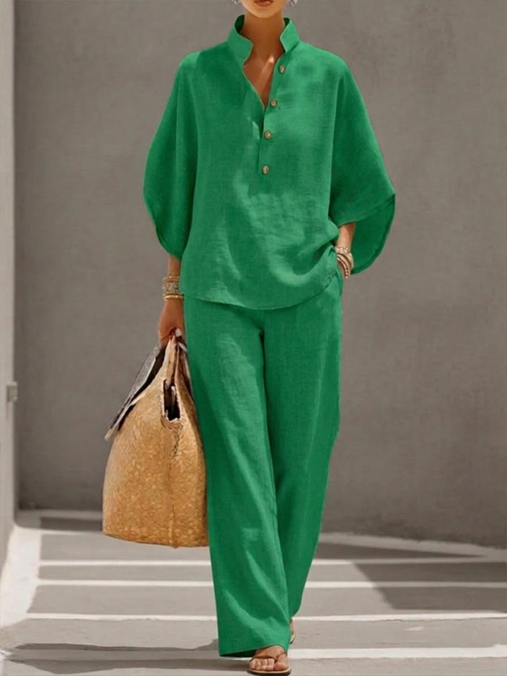 Sabine | Classic and Comfortable Two-Piece Summer Set 2