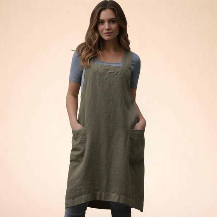 Sandra | Elegant, comfortable pinafore dress 2