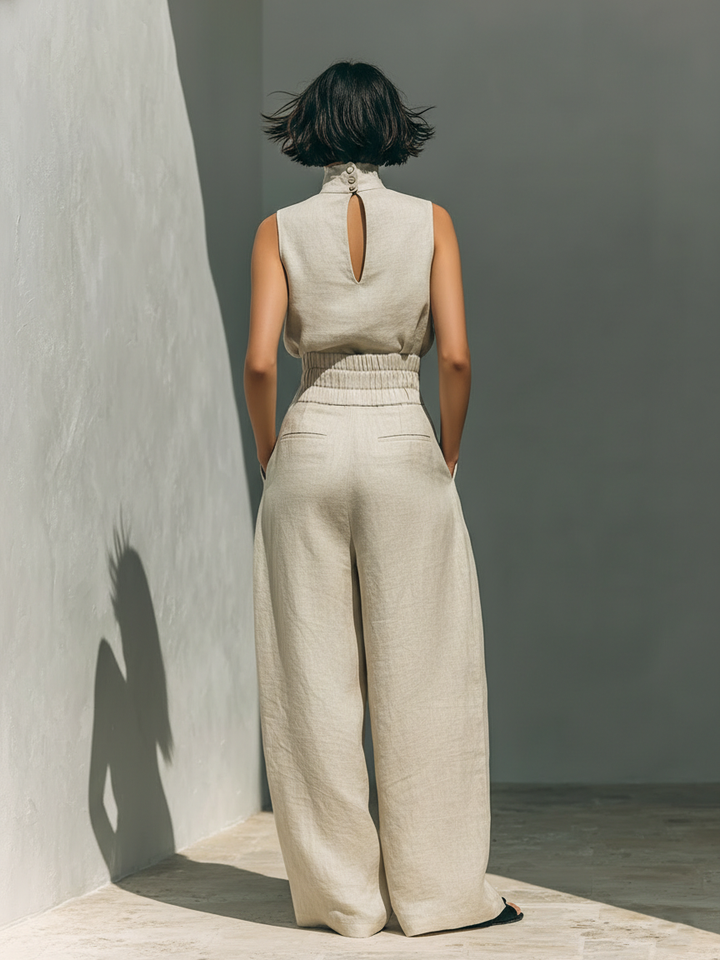 Savannah | Breathable Cotton & Linen Women's Jumpsuits 4