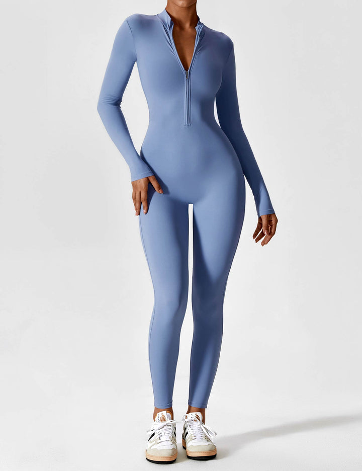 Savannah | Long  Sleeve Zipper Jumpsuit 12