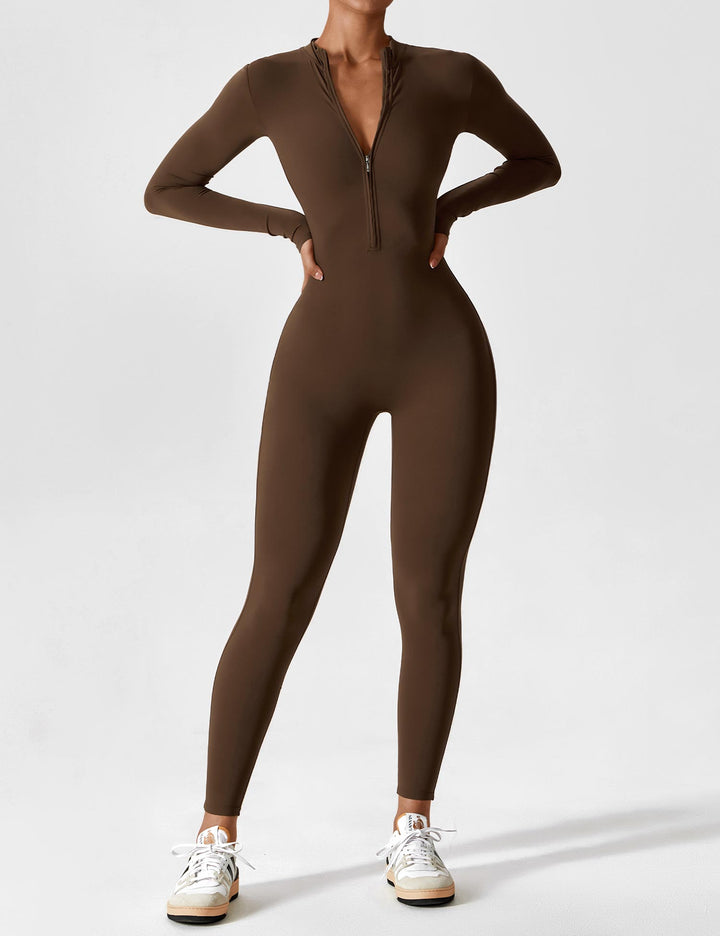 Savannah | Long  Sleeve Zipper Jumpsuit 13