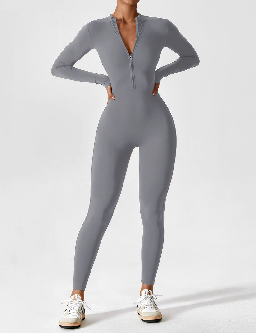 Savannah | Long  Sleeve Zipper Jumpsuit 14