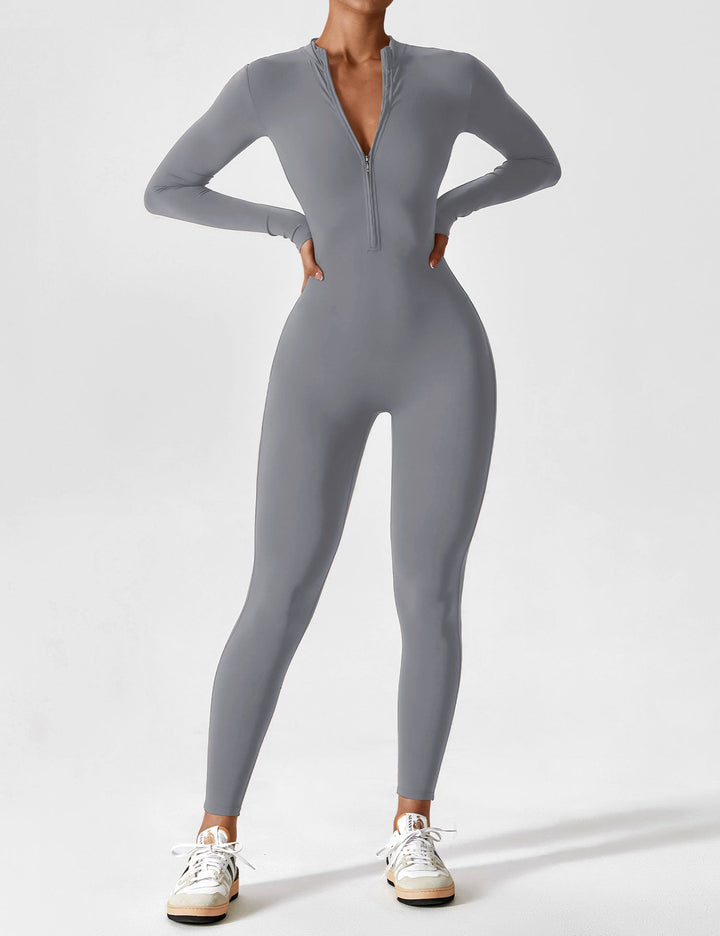 Savannah | Long  Sleeve Zipper Jumpsuit 14