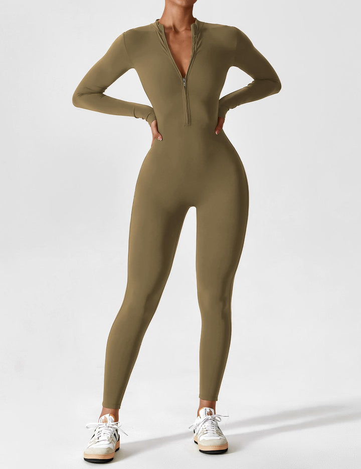 Savannah | Long  Sleeve Zipper Jumpsuit 15